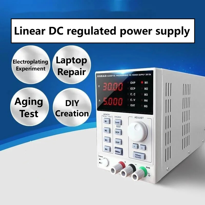Programmable Linear Dc Power Supply 30V 10A - Alimentation électrique linéaire régulée DC 30V