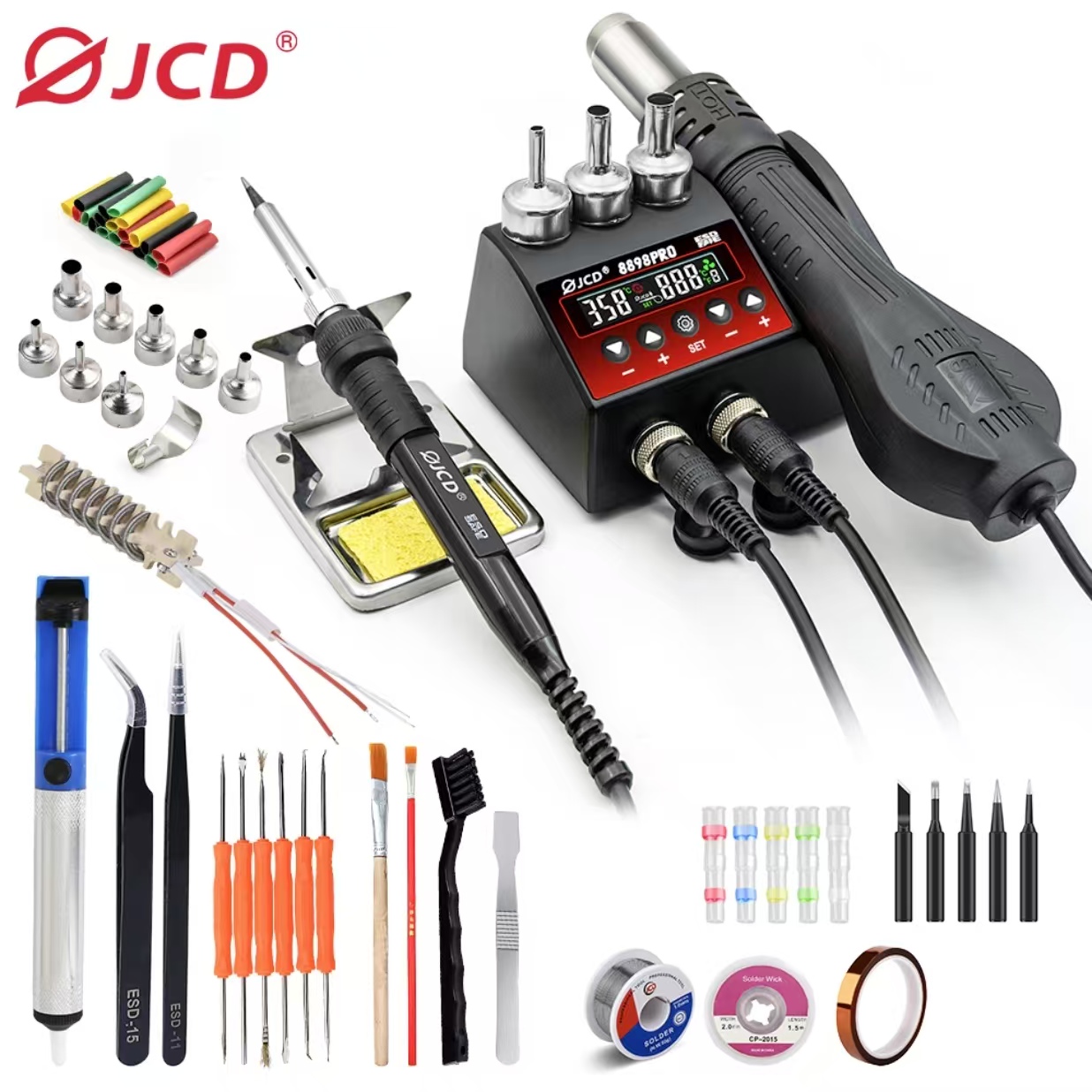 Smd Rework Station Hot Air Soldering 2 In 1 - Station de soudage de retouche SMD