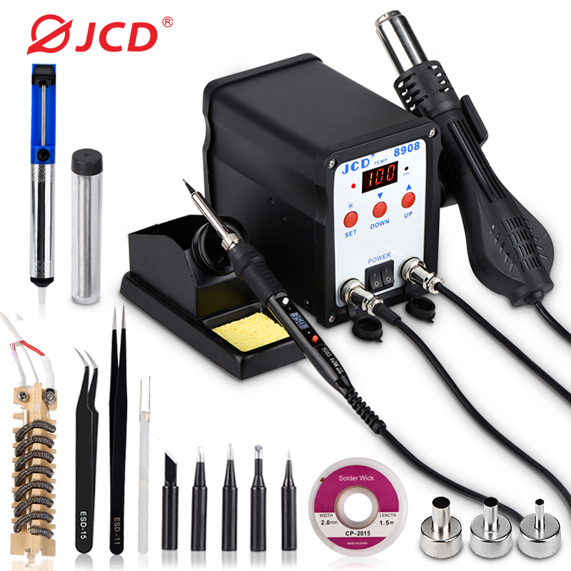 JCD-Station de soudage numériq - Smd Rework Station Hot Air Soldering 2 In 1 avis et prix