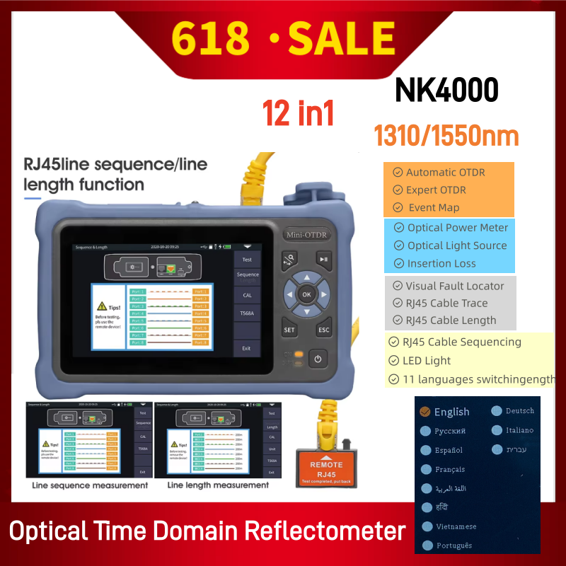 MINI OTDR 1310/1550nm 26/24dB  - Optical Time Domain Reflectometer Otdr 1310 1550Nm avis et prix
