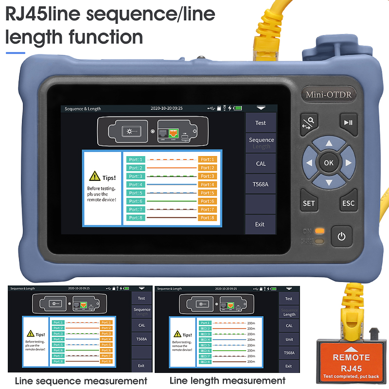 MINI OTDR 1310/1550nm 26/24dB  - Optical Time Domain Reflectometer Otdr 1310 1550Nm avis et prix